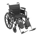 Drive Medical Cruiser X4 Lightweight Dual Axle Wheelchair - 16" Seat cx416adda-elr